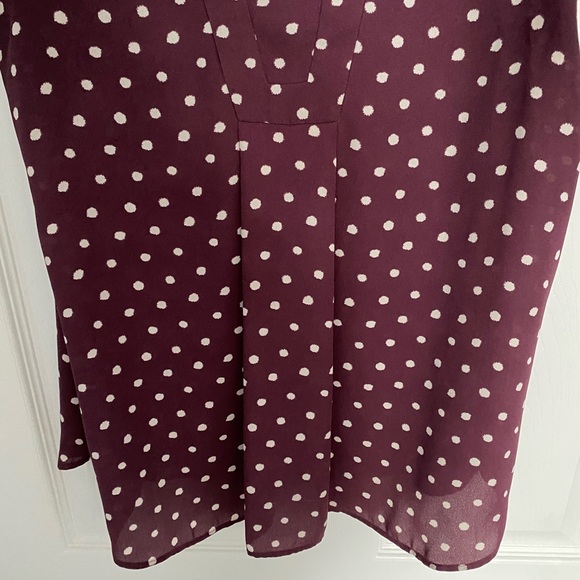 Loft Polka Dot Blouse, size M - Picture 3 of 5